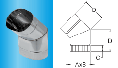 Ovale-curva-45-lato-corto
