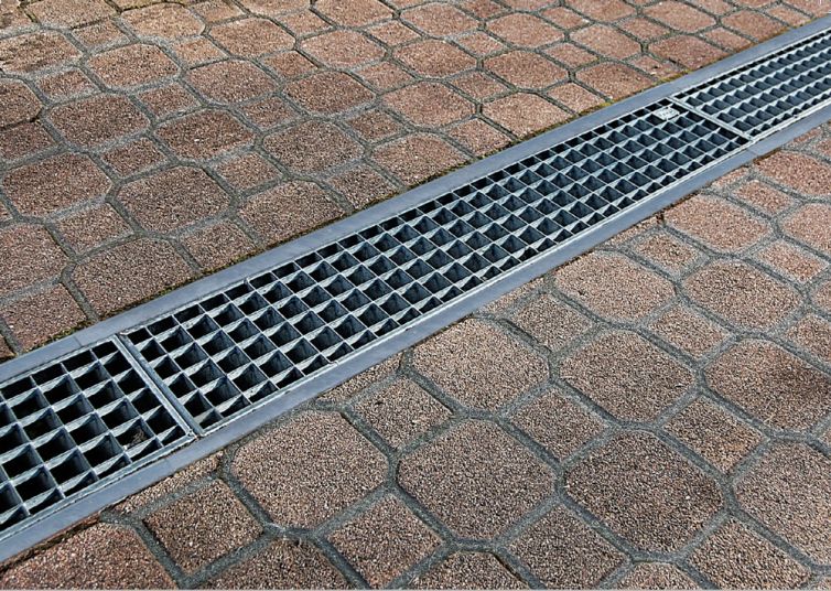 CONCRETE GEA DRAIN CHANNELS WITH GRATING